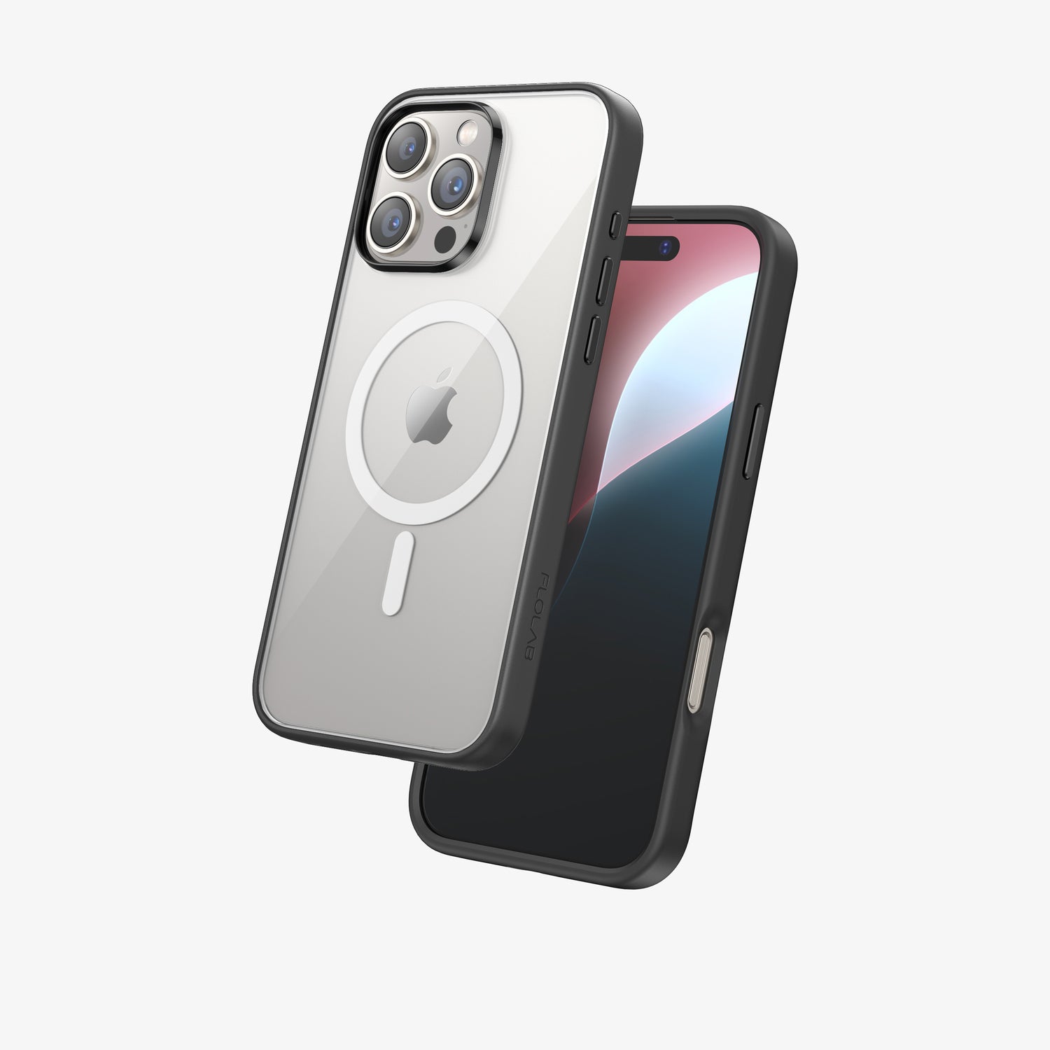 FLOLAB Surtect Tri-Fusion Magnetic for iPhone 16 Series Phone Case Surtect Black Clear